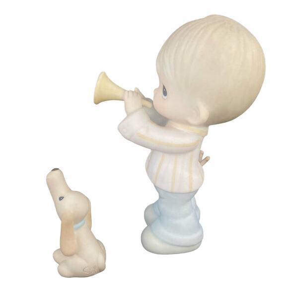 Precious Moments Vintage 1984 "He Is My Song" 2 Piece Figurines - Picture 3 of 7